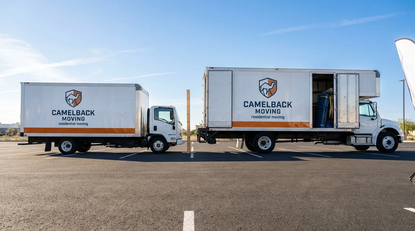 Moving truck size capacity guide in Hollis Center